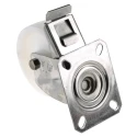 LAG Braked Swivel Castor Stainless Steel Frame 150 kg Load Capacity 100 mm Polyamide Wheel 17130 FR