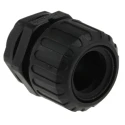 Adaptaflex Black Conduit Fitting, 21 mm Nominal Size, M20 Thread, Polyamide 66, IP69K/IP66/IP68/IP67 Rated ASF21/M20/A