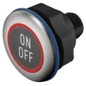 EAO Capacitive Switch Latching NO Illuminated Green IO-Link IP69K Stainless Steel 32V dc 200mA 84-ACKS-B12-04BB