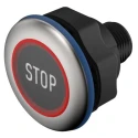 EAO Capacitive Switch Latching NO Illuminated Green IO-Link Stainless Steel IP69K 32V DC 200mA 84-ACKS-B11-04BA