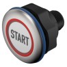 EAO Capacitive Switch Latching NO Illuminated Round Push Button Operator Green LED 32V dc IO-Link IP69K 84-ACKS-C17-04C4