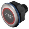 EAO Capacitive Switch Latching NO Illuminated Green Stainless Steel IO-Link IP69K 84-ACKS-B10-04B9