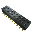 Samtec CLP Series Horizontal Surface PCB Socket 16-Contact 2 Row 1.27 mm Pitch Surface Mount CLP-108-02-F-D-P-TR