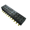 Samtec PCB Socket, Straight Surface Mount, Dual Row 20-Contact, 1.27 mm Pitch, 3.4A, 395V CLP-110-02-F-D-A-P-TR