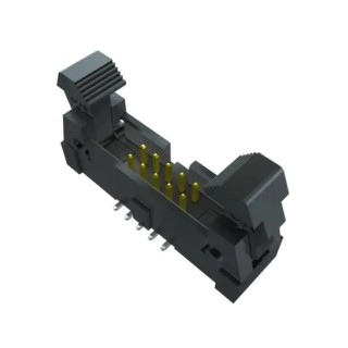 Samtec 26-Way 1.27mm Pitch Shrouded Male PCB Header Connector for Surface Mount, 2 Row EHF-113-01-L-D-SM-K-TR
