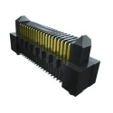 Samtec ERM8 Series Right Angle Surface PCB Header, 100 Contact(s), 0.8 mm Pitch, 2 Row, Shrouded ERM8