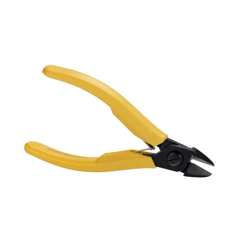Lindstrom Micro Bevel ESD Safe Cable Cutter 125mm 2mm Cutting Capacity Steel Jaw Bi-Metal Handle 8160
