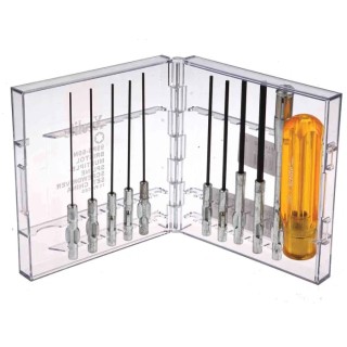 Weller Xcelite Bristol Multiple Spline Socket Interchangeable Standard Screwdriver Set, 11-Piece 99PS60N