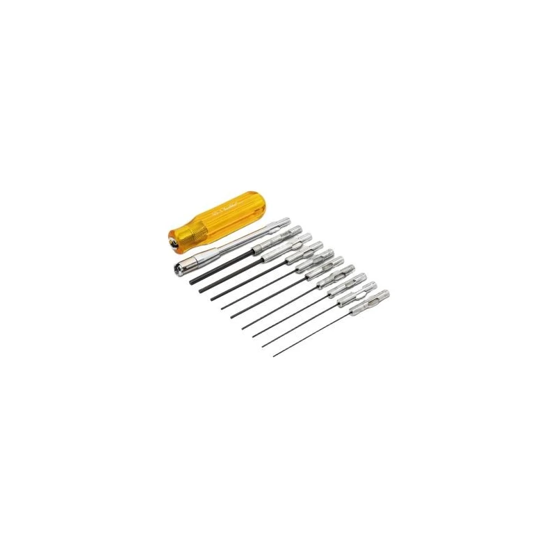 Weller Xcelite Bristol Multiple Spline Socket Interchangeable Standard Screwdriver Set, 11-Piece 99PS60N