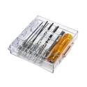 Weller Xcelite Bristol Multiple Spline Socket Interchangeable Standard Screwdriver Set, 11-Piece 99PS60N