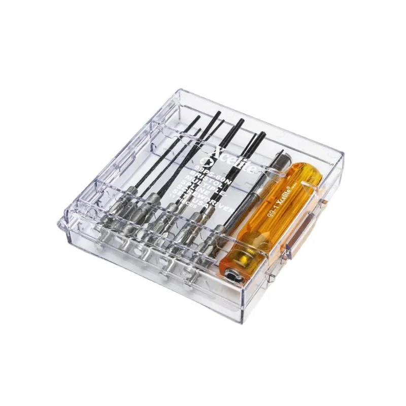 Weller Xcelite Bristol Multiple Spline Socket Interchangeable Standard Screwdriver Set, 11-Piece 99PS60N