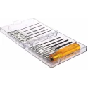 Weller Xcelite Bristol Multiple Spline Socket Interchangeable Standard Screwdriver Set, 11-Piece 99PS60N