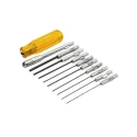 Weller Xcelite Bristol Multiple Spline Socket Interchangeable Standard Screwdriver Set, 11-Piece 99PS60N