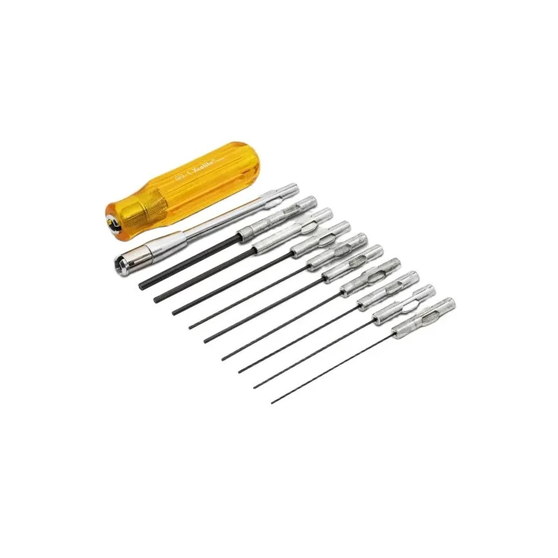 Weller Xcelite Bristol Multiple Spline Socket Interchangeable Standard Screwdriver Set, 11-Piece 99PS60N