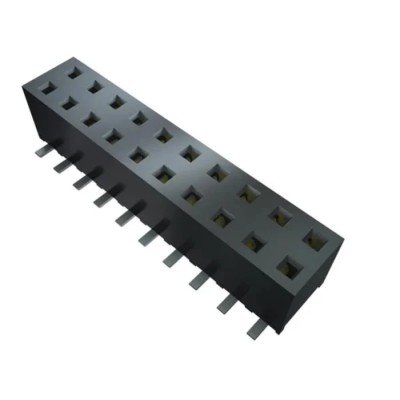 Samtec MMS Series Straight Surface PCB Socket, 3-Contact, 1 Row, 2 mm Pitch Through Hole MMS-103-02-L-SH-TR