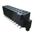 Samtec SFC Series Straight Surface PCB Socket, 40-Contact, 2 Row, 1.27 mm Pitch Solder SFC-120-T2-L-D-K-TR
