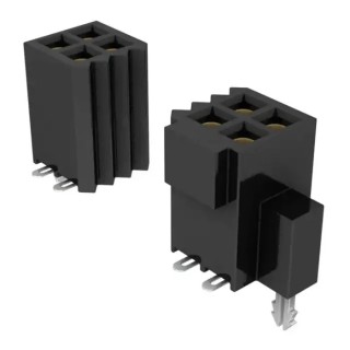 Samtec SFM Series Straight Surface PCB Socket, 50-Contact, 2 Row, 1.27 mm Pitch, 3.2A, 250V, Liquid SFM-125-02-S-D-LC-K-TR