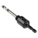 Starrett High Speed Steel 6.5 mm Diameter Pilot Drill Bit Hex Shank, 13 mm Length A4