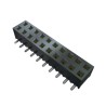 Samtec SMM Series 12-Contact 2-Row 2 mm Pitch Straight Surface PCB Socket SMM-106-02-S-D-P-TR