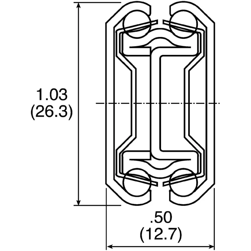 Accuride Telescopic Slide Rack Rail Steel 209mm Depth 16kg Max Load DZ2601-0020