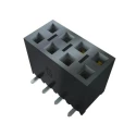 Samtec SSM Series Vertical Surface PCB Socket 20-Contact, 2 Row, 2.54 mm Pitch, Solder Termination SSM-110-L-DV-BE-K-TR