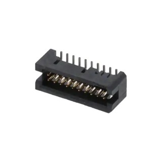 Samtec TFML Series Vertical Through Hole PCB Header, 20 Contacts, 1.27 mm Pitch, 2 Row, Shrouded TFML-110-02-S-D-P-TR