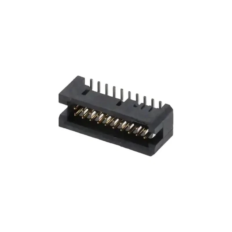 Samtec TFML Series Vertical Through Hole PCB Header, 20 Contacts, 1.27 mm Pitch, 2 Row, Shrouded TFML-110-02-S-D-P-TR