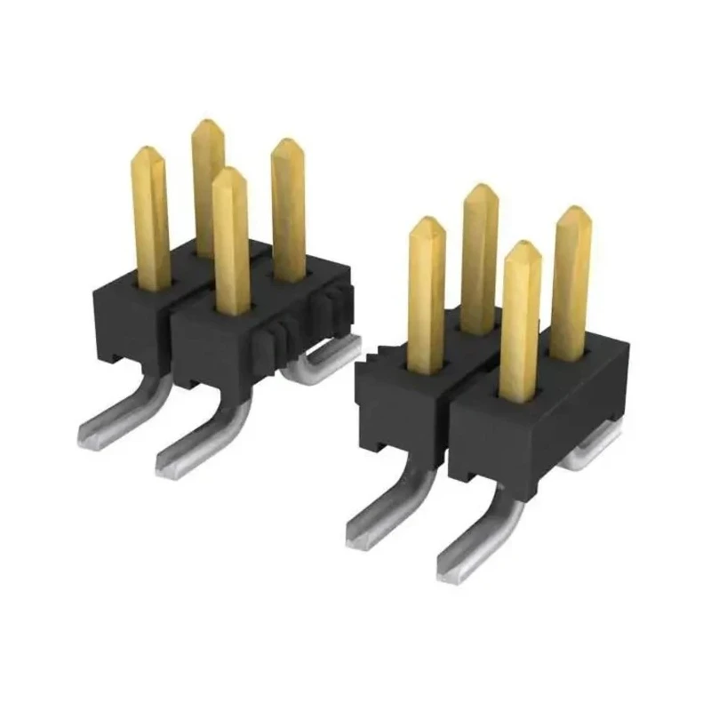 Samtec TMM Series Vertical Surface Mount Pin Header, 3 Contacts, 2 mm Pitch, 1 Row, Gold-Plated TMM-103-06-L-S-SM-P-TR