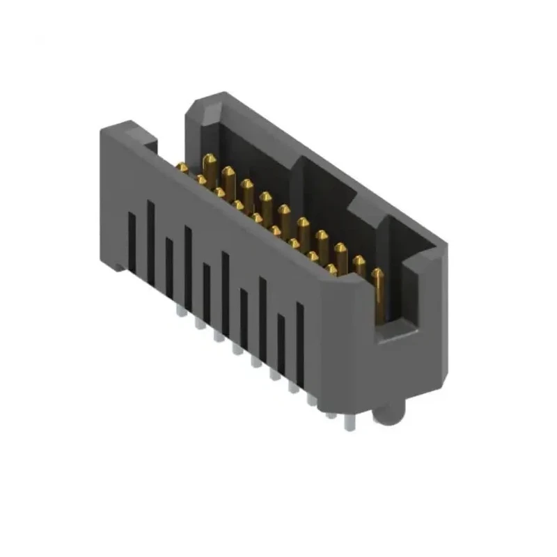 Samtec Vertical Through Hole PCB Header 20 Contact 0.5mm Pitch 2 Row Shrouded TFML-110-02-S-D-A-K-TR
