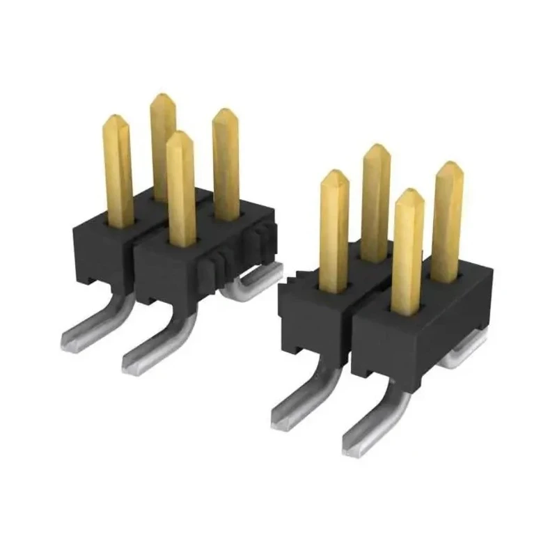 Samtec TMMP Series Vertical Surface Mount 10 Contact Unshrouded Pin Header 2 mm Pitch TMM-105-01-G-D-SM-P-TR