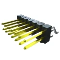 Samtec Vertical Surface Pin Header 16 Contacts 0.64 mm Pitch 2 Row Unshrouded TSM-108-01-F-DV-P-TR