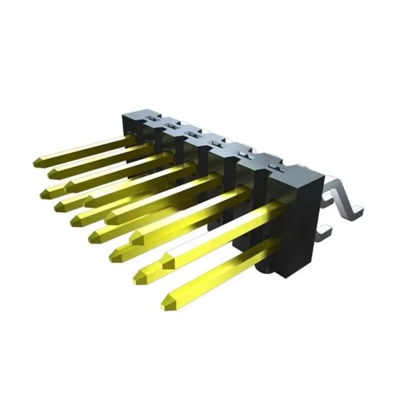Samtec Vertical Surface Pin Header 16 Contacts 0.64 mm Pitch 2 Row Unshrouded TSM-108-01-F-DV-P-TR
