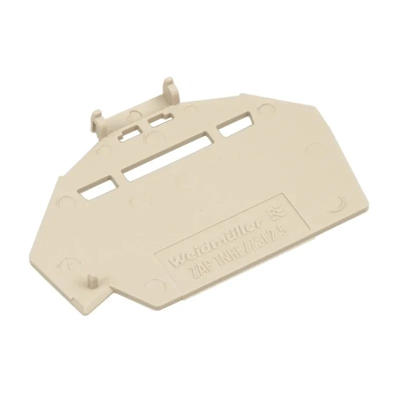 Weidmüller Z Series DIN Rail Terminal Blocks End Cover Dark Beige Wemid 1610840000