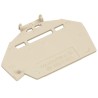 Weidmüller Z Series DIN Rail Terminal Blocks End Cover Dark Beige Wemid 1610840000