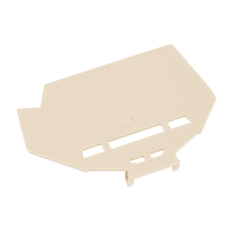Weidmüller Z Series DIN Rail Terminal Blocks End Cover Dark Beige Wemid 1610840000
