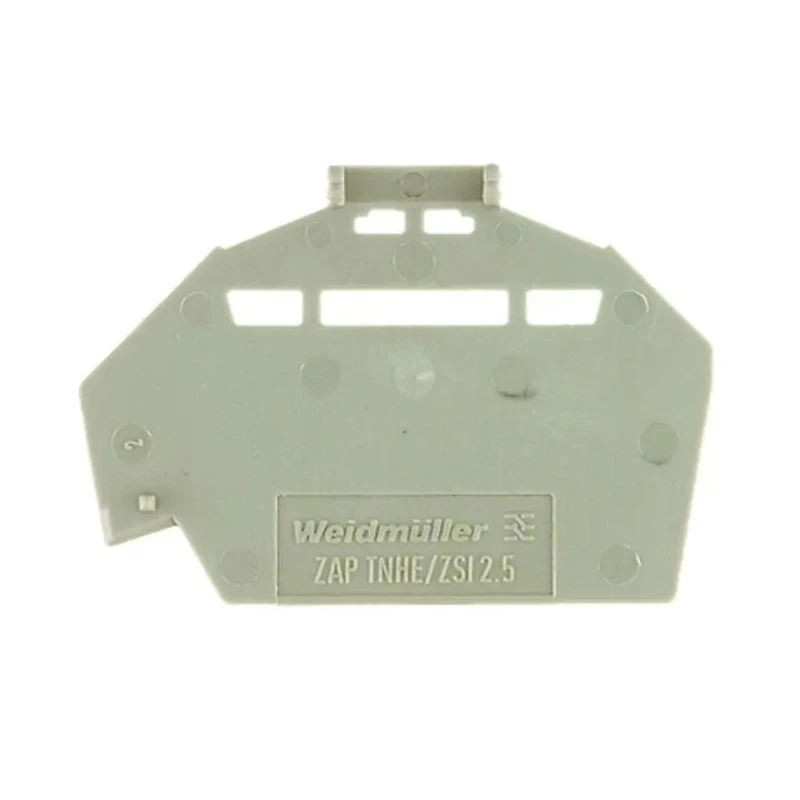 Weidmüller Z Series DIN Rail Terminal Blocks End Cover Dark Beige Wemid 1610840000
