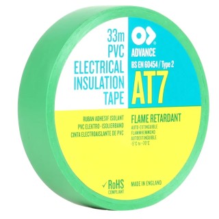 Advance Tapes Green Polyvinyl Chloride Electrical Tape 19mm x 33m AT7