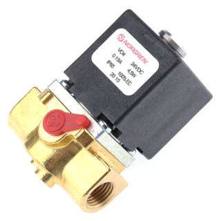 Norgren Pneumatic Solenoid Valve 2/2 Solenoid/Spring G V04 Series Brass Body 24V DC 4.5W V04B286M-B423A