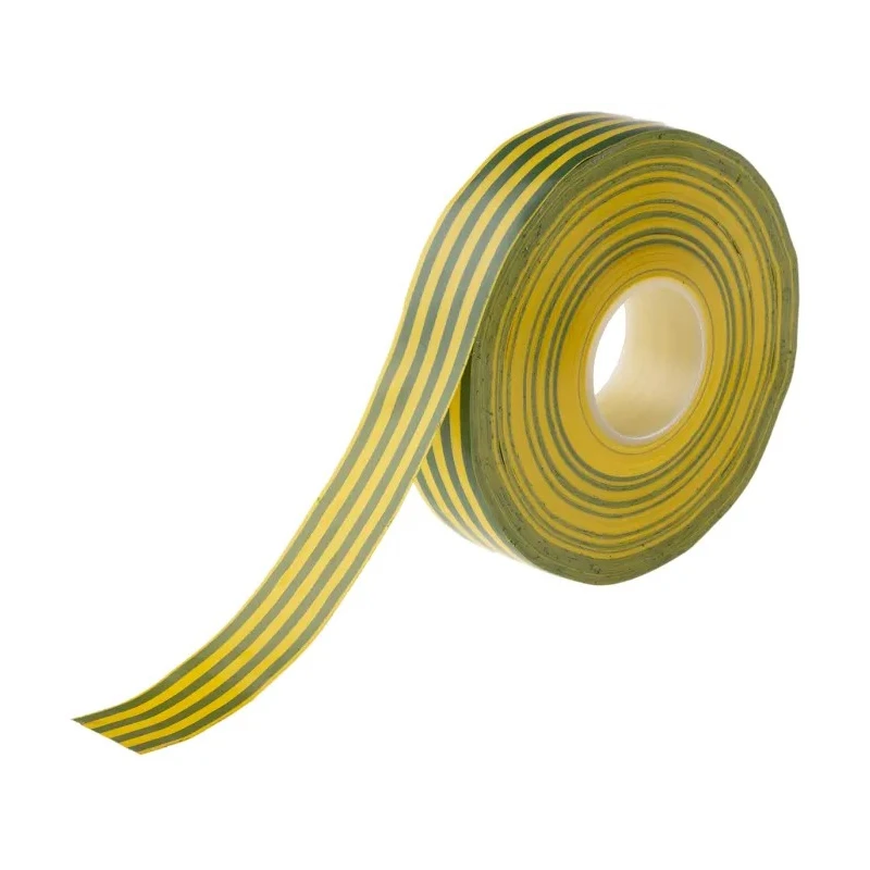 Advance Tapes Yellow Polyvinyl Chloride Electrical Insulation Tape 19mm x 33m Rubber Resin Adhesive AT7