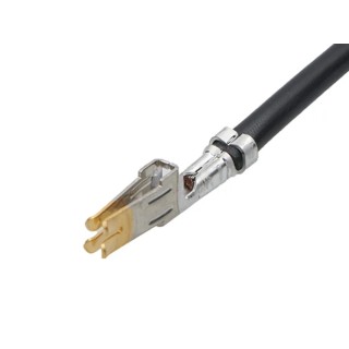 Molex Mini-Fit Sr Female Pre-Crimped Lead, 300 mm Cable Length, 8 AWG, Black PVC Jacket 2174801224