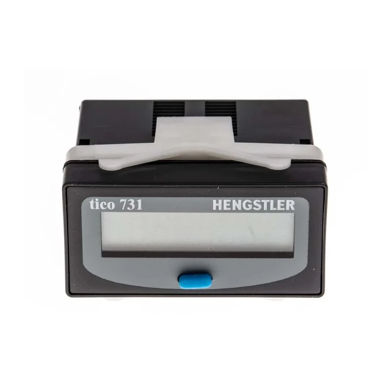 Hengstler TICO 731 Digital Counter, 8 Digit LCD Display, 7.5 kHz Maximum Count Frequency, 24V DC, Panel Mount 0 731 201