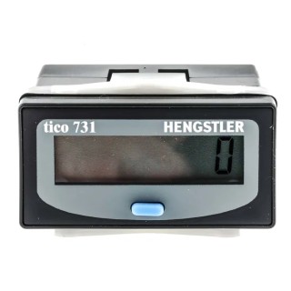 Hengstler TICO 731 Panel Mount Digital Counter 8 Digit LCD Display 20 Hz 250V ac/dc 0 731 301