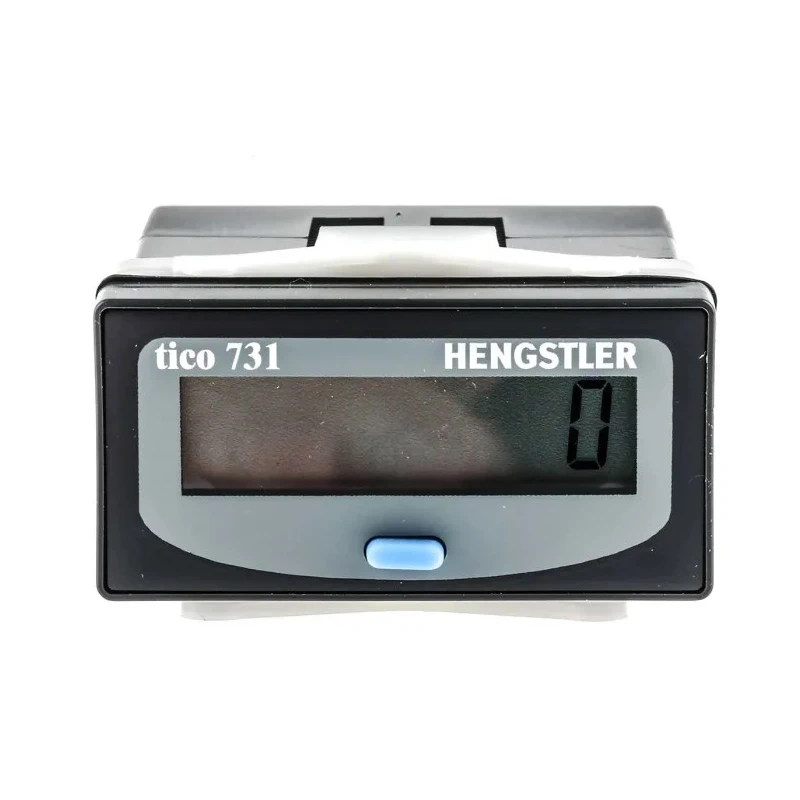 Hengstler TICO 731 Panel Mount Digital Counter 8 Digit LCD Display 20 Hz 250V ac/dc 0 731 301