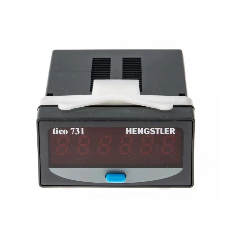 Hengstler Panel Mount Digital Counter, 6 Digit LED Display, 7.5 kHz Max Count Frequency, 24V DC Supply, Model 0 731 501