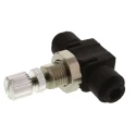 Legris Flow Controller Flow Regulator Tube 4 mm, Maximum Pressure 10 bar, Polymer Body, Model 7776 04 00