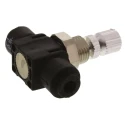 Legris Flow Controller Flow Regulator Tube 4 mm, Maximum Pressure 10 bar, Polymer Body, Model 7776 04 00