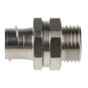 Adaptaflex Nickel-Plated Brass Conduit Fitting 16 mm Nominal Size M16 Thread IP40 Rated 7TCA296010R0045 S16/M16/B
