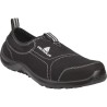 Delta Plus Unisex Black Polyester Cotton Safety Shoes Stainless Steel Toe S1P SRC Size UK 6 EU 39 MIAMISPNO39