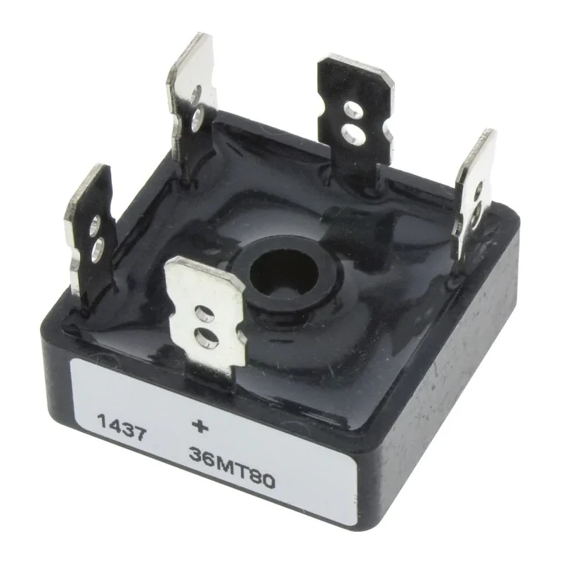 Vishay Bridge Rectifier, 800 V Peak Reverse Voltage, 500 A Peak Surge Current, 5-Pin Single Configuration VS-36MT80