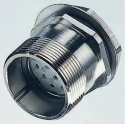 Lapp R 9 Pole Straight Standard DIN Socket, Female, Through Hole, Screw Lock, 7.5A, 1.5kV, IP65, Copper 50106202+00008728